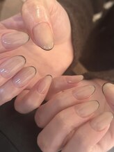 シンメ(SIMME)/ヌーディカラー×カーキ