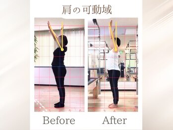 ラ ピラティス 銀座店(La pilates)/パーソナルレッスンで肩こり卒業