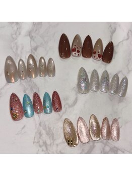 ネイル・アイメニューの同時施術が可能