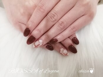 リオッサ オブ ラグーン(RIOSSA of Lagoon)/チェックxボルドー