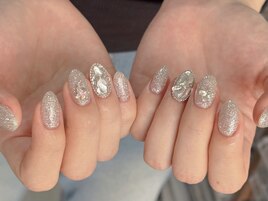 キラキラネイル・埋め尽くし