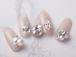 Vカットビジューサンプル