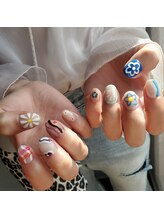 エムズネイル(M's nail)/ぷっくりフラワー