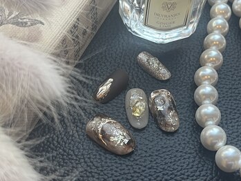 プロモート 岡山城下店(Promote)/ゴージャス秋ネイル【岡山】