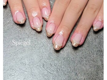 シュピーゲル/ラメフレンチ×パール¥9900