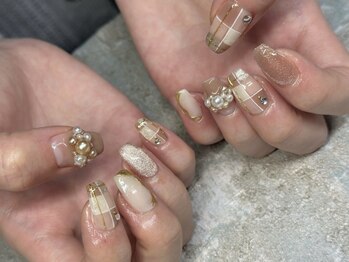 チェックネイル