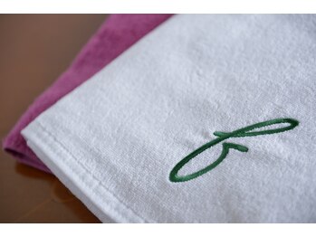 フィルドリップサロン 田園調布本店/こだわりタオル