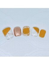 ネイルベース ネイル ケア サロン ミウラ(miura)/フットシェラック定額★8030円