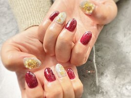 クリスマスネイル