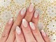 ネイルサロン ビジュードゥ(Nailsalon Bijoux doux)の写真/メンズからはもちろん同性からも愛される上品アートが豊富♪おでかけ前やデート前にご来店する方多数!!