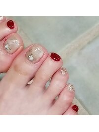 ミルクティカラー＆ボルドー