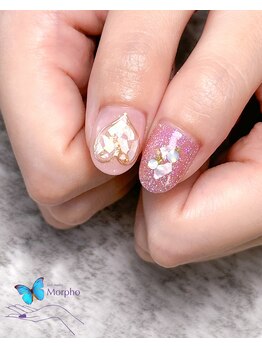 モルフォ 千駄ヶ谷(Morpho)/ハートシェルネイル