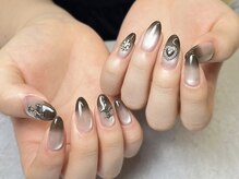 バーガンディ 鶴田(BURGUNDY)/マグネット×グラデーション