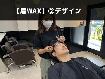 バーバーミキ 塚本(BARBER MIKI)/眉ワックス施術