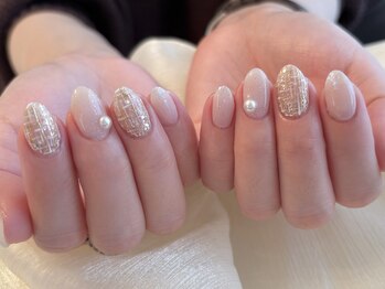 ビビネイル 松阪店(vivi.NAIL)/ツィードネイル