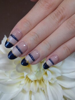 ネイルサロンケイ ヴァリエ(K Varier)/37 バイカラーレース