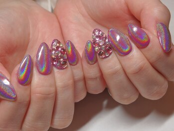 チョコアンドミント/オフ込♪ジェル１０本アート☆