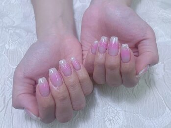 チークリボンネイル