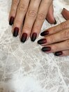 ボルドー×ブラック×マット