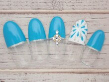 ワンネイル(ONE NAIL)/＃花火＃フレンチネイル