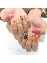 グラマラス プレジール 中野店(glamourous plaisir)/カラフルネイル