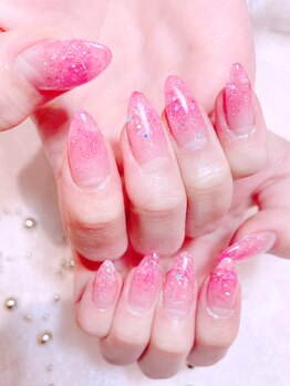 ココネイル 池袋東口店(COCO NAIL)の写真/長さだしで指先を華やかに◎【スカルプワンカラー、ラメグラデーション10本¥9980→¥9000】