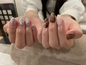 リオッサ オブ ラグーン(RIOSSA of Lagoon)/ブラウン×ラメ