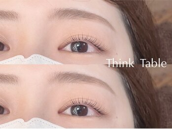 シンクテーブル(Think Table)の写真/流行りの韓国風だけでなく、今時な上品さの大人まつ毛や、柔らかさのある大人がしたい束感もポイントです＊