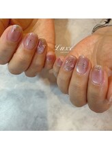 ネイルサロンリュクス (nailsalon Luxe)/マグネット×パールフラワー
