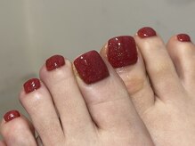 カラ ネイル 中津店(calla nail)/フット1カラー