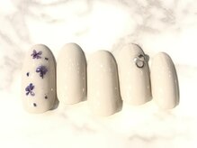 ネージュ バイ リアンジュ 辻堂(Neige by Reange)/押し花ネイル