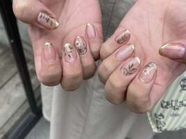 手描きアート/フラワー