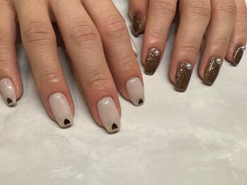 先端ハートネイル☆Rei