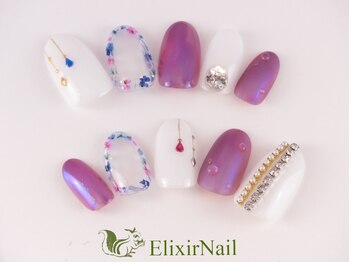 エリクサーネイル 渋谷(Elixir Nail)/定額c やり放題/ クーポン使用