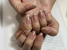 サロンドファン(salon de Fan)/ちゅるん！ピンクベージュネイル