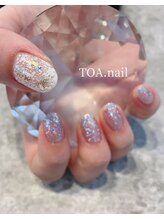 トアネイル(TOA.nail)/雪の結晶ネイル