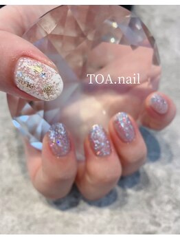 トアネイル(TOA.nail)/雪の結晶ネイル