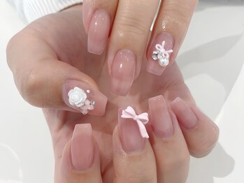 サロン ド リリー(salon de Lily)/《パラジェル》ピンクネイル