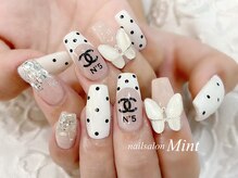 ネイルサロン ミント(Mint)/フレンチドット♪