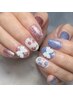 【HAND】美フォルムデザイン定額(片手2本ずつアート)☆初回オフ無料