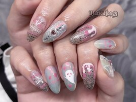 キュートおばけネイル