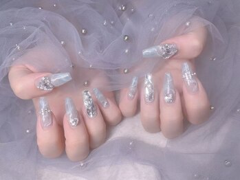 スノーネイルサロン 新宿店(Snow nail salon)/大理石/埋め尽くし
