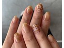 ニュアンス×チェック柄ネイル♪
