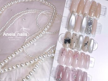 アネラ ネイルズ(Anela_nails)の写真/【最終受付21:00!!】Anela_nailsシンプルDesign定額コース★SNSで流行の指先が映える最新デザインが豊富♪