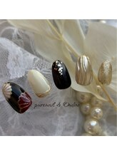 ピュアネイルアンドオンディーヌ/成人式デザイン　ラグジュアリー