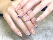 ネイル クランツ(nail kranz)/フレンチキラキラネイル