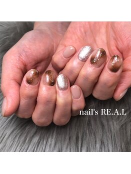 ネイルズリアル 倉敷(nail's RE.A.L)/タイダイネイル