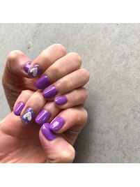 パープルネイル♪♪