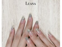 ルアナ(Luana)/ラメグラロングジェルネイル