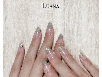 ルアナ(Luana)/ラメグラロングジェルネイル